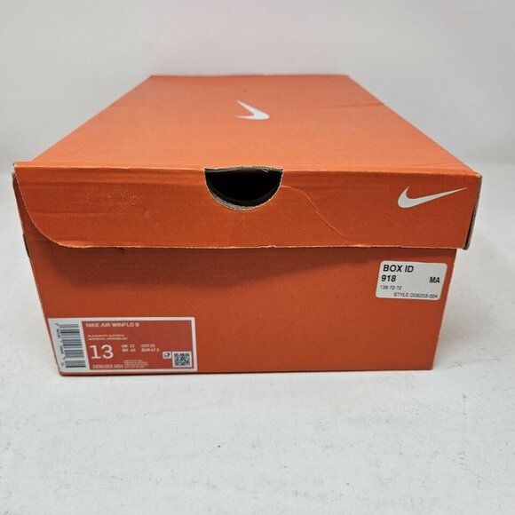 Nike AIR WINFLO 9🔥New Men's Black/Navy Blue Training Shoes DD6203-004 - Picture 6 of 6